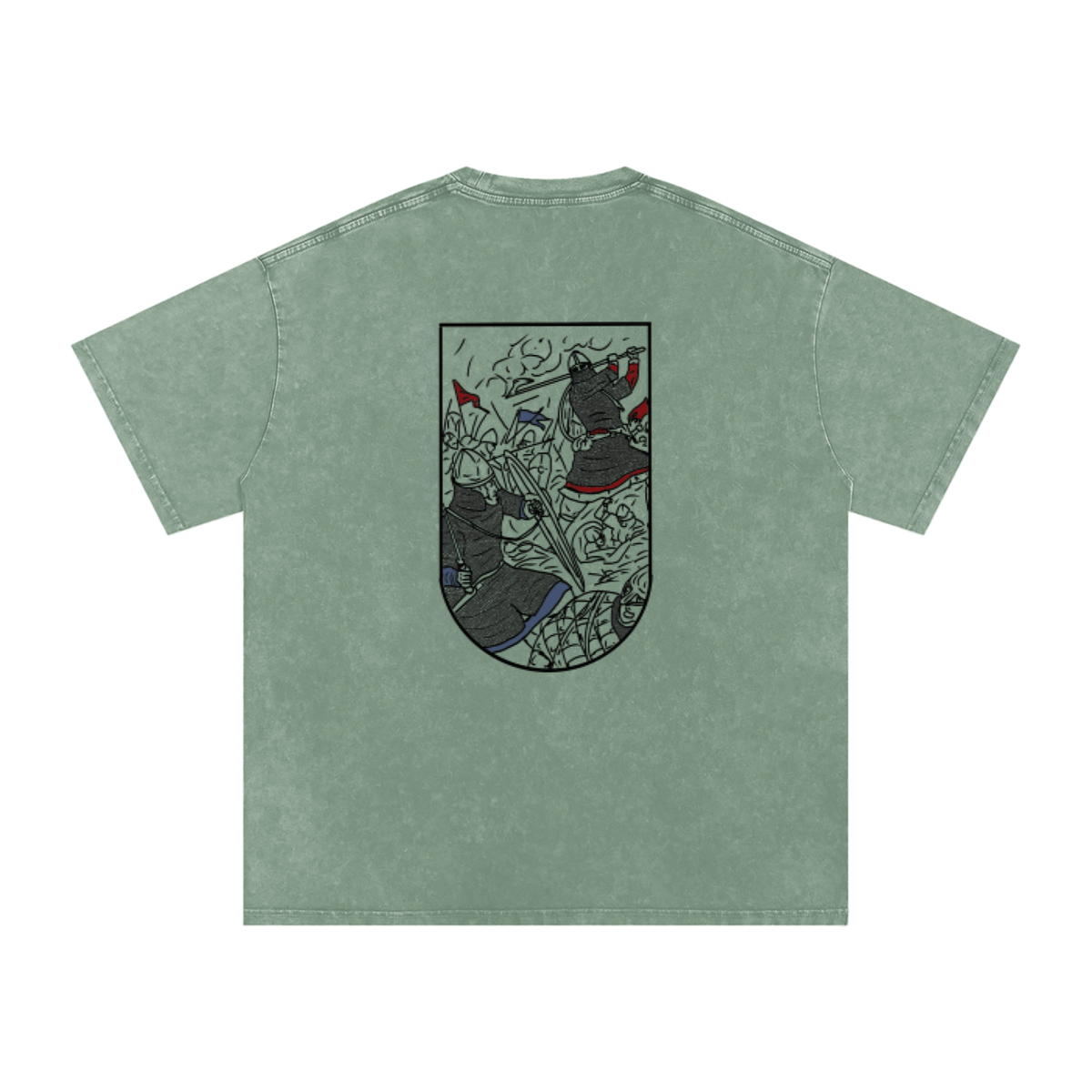 Viking Fight Oversized Cotton T-Shirt