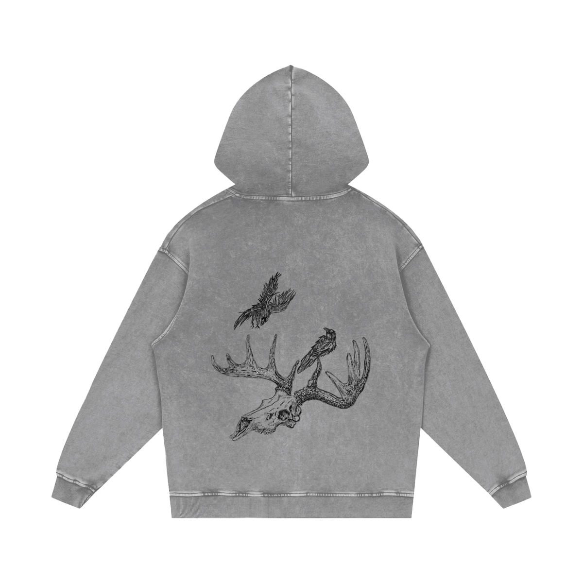 Huginn & Muninn Cotton Hoodie