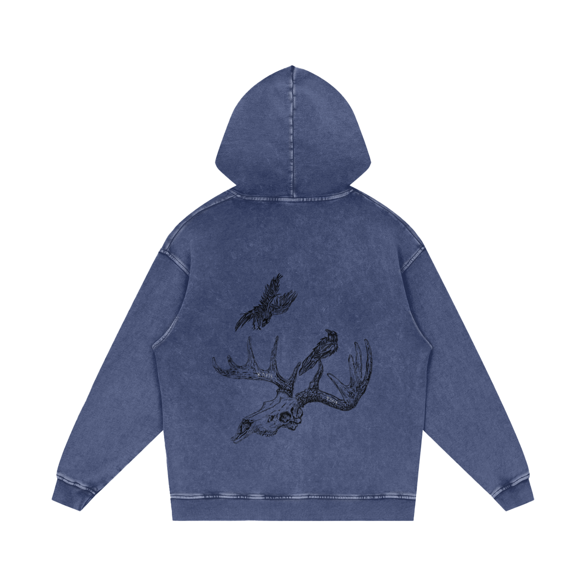 Huginn & Muninn Cotton Hoodie