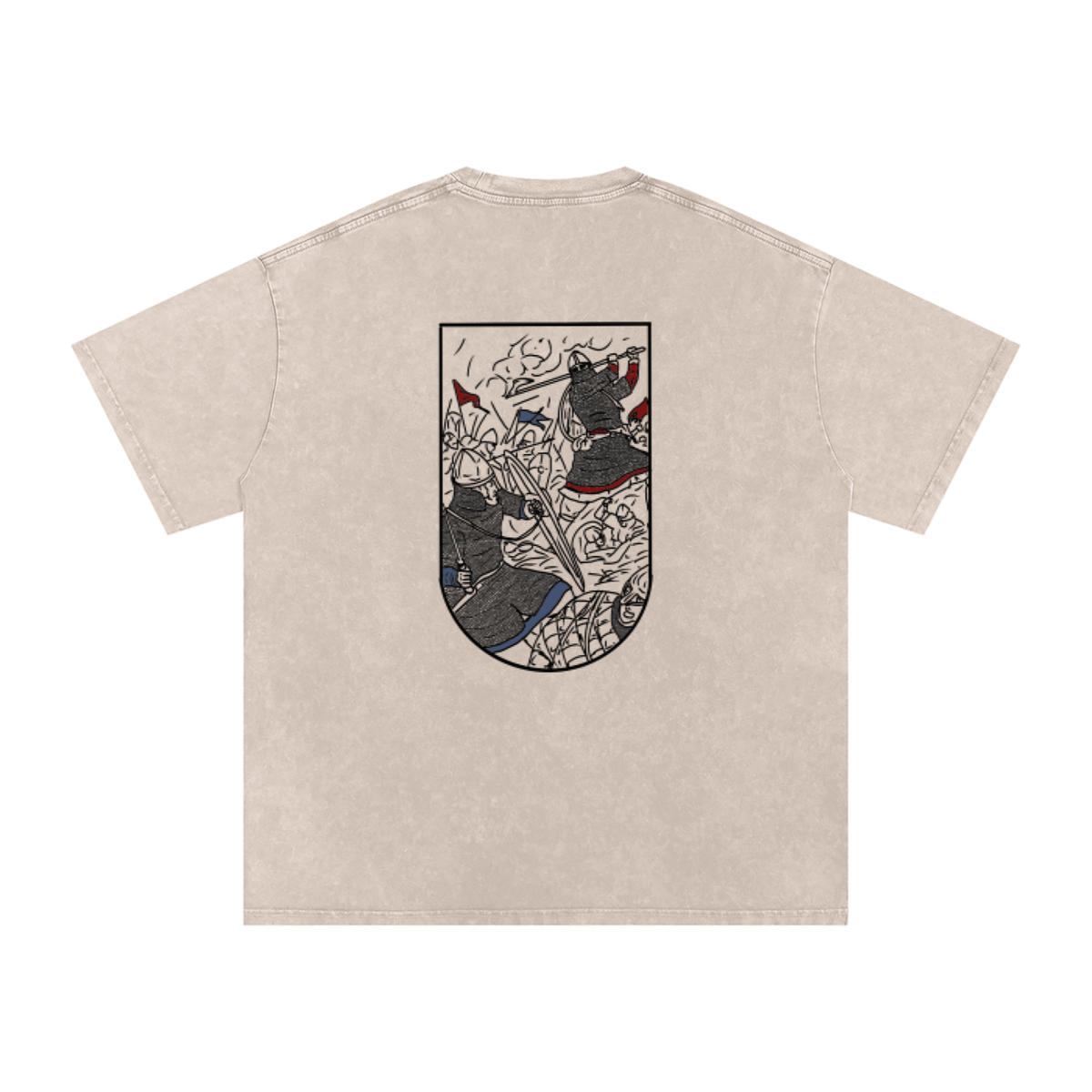 Viking Fight Oversized Cotton T-Shirt