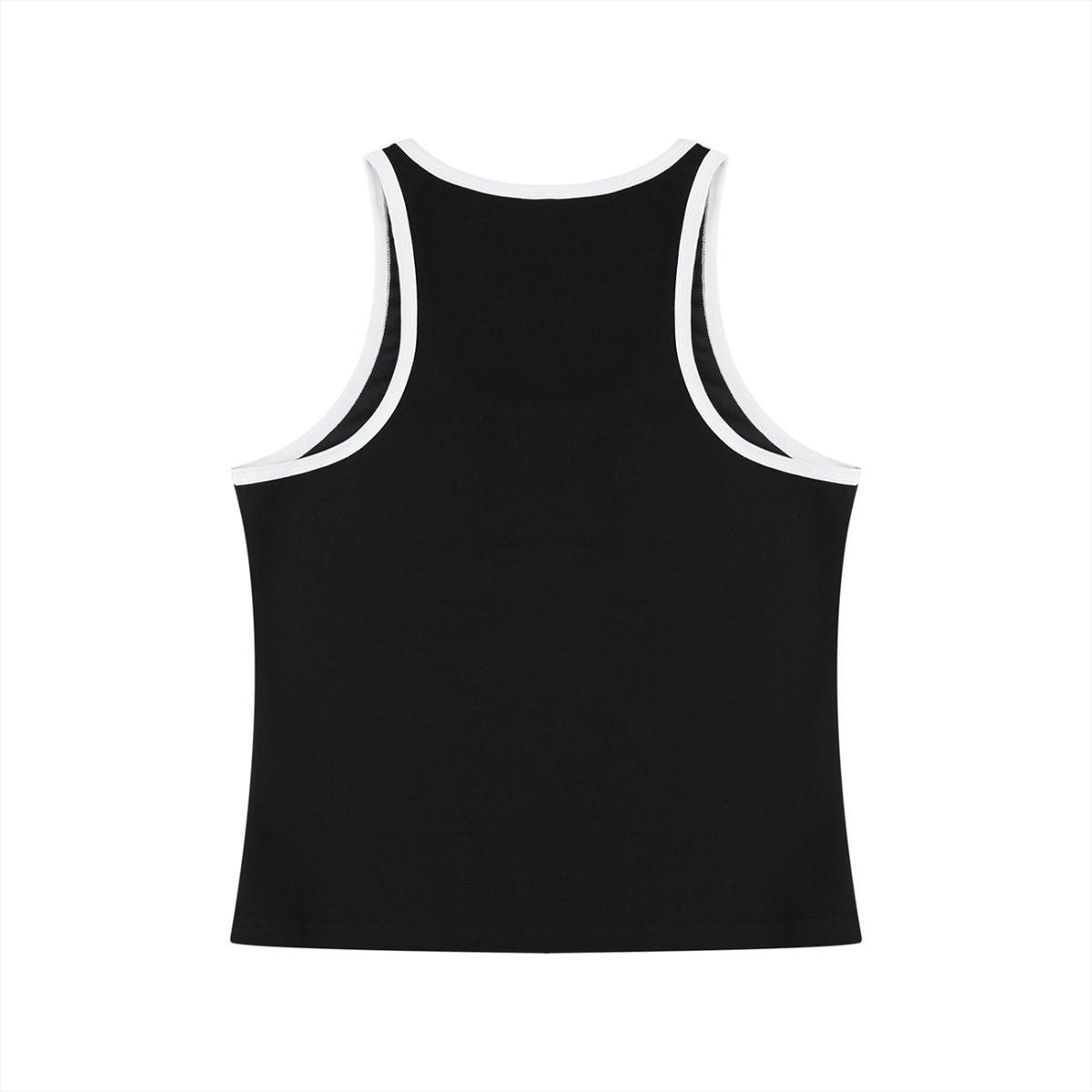 Single Peak Cropped Tank Top