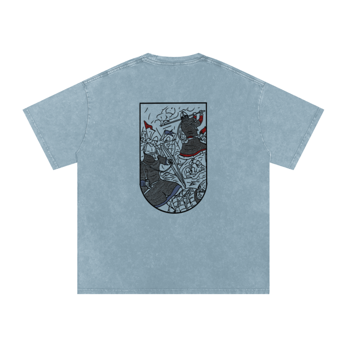 Viking Fight Oversized Cotton T-Shirt