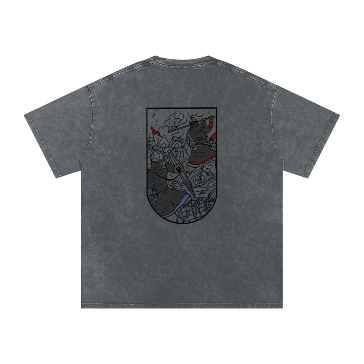 Viking Fight Oversized Cotton T-Shirt