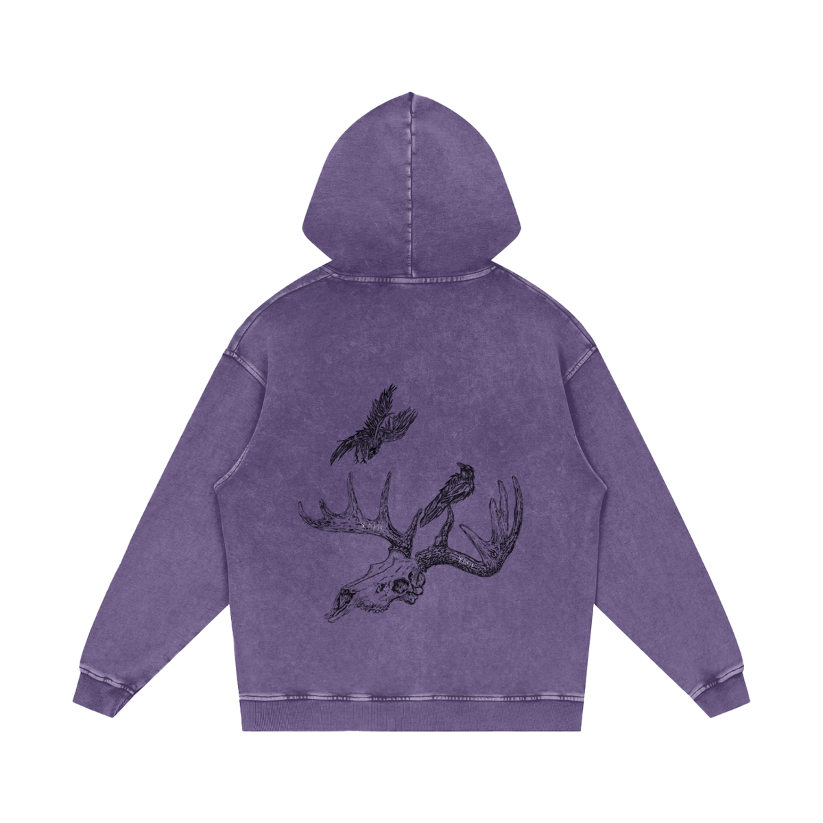 Huginn & Muninn Cotton Hoodie