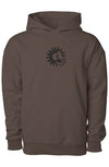 Embroidered Sun Wolf Hoodie