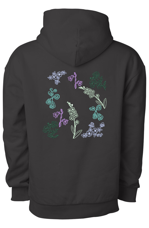 Embroidered NW Wild Flower Hoodie