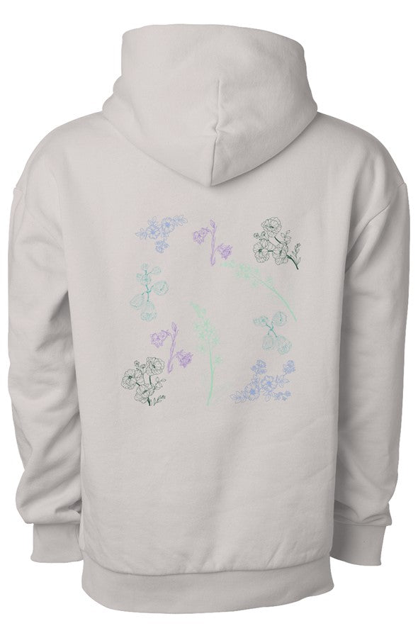 Embroidered Wild Flower Hoodie
