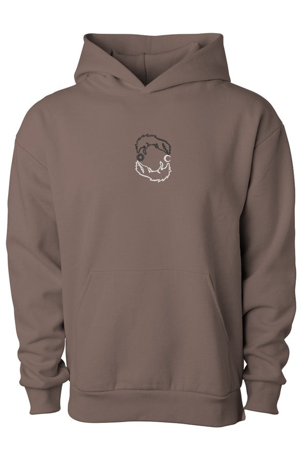 Embroidered Skoll & Hati Hoodie