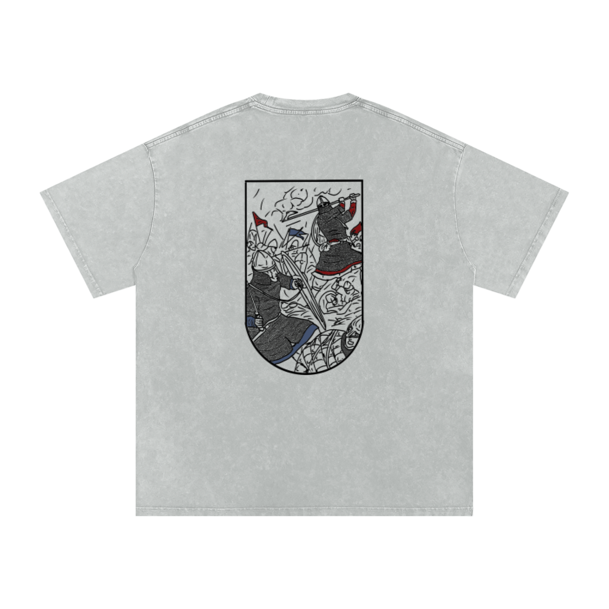 Viking Fight Oversized Cotton T-Shirt