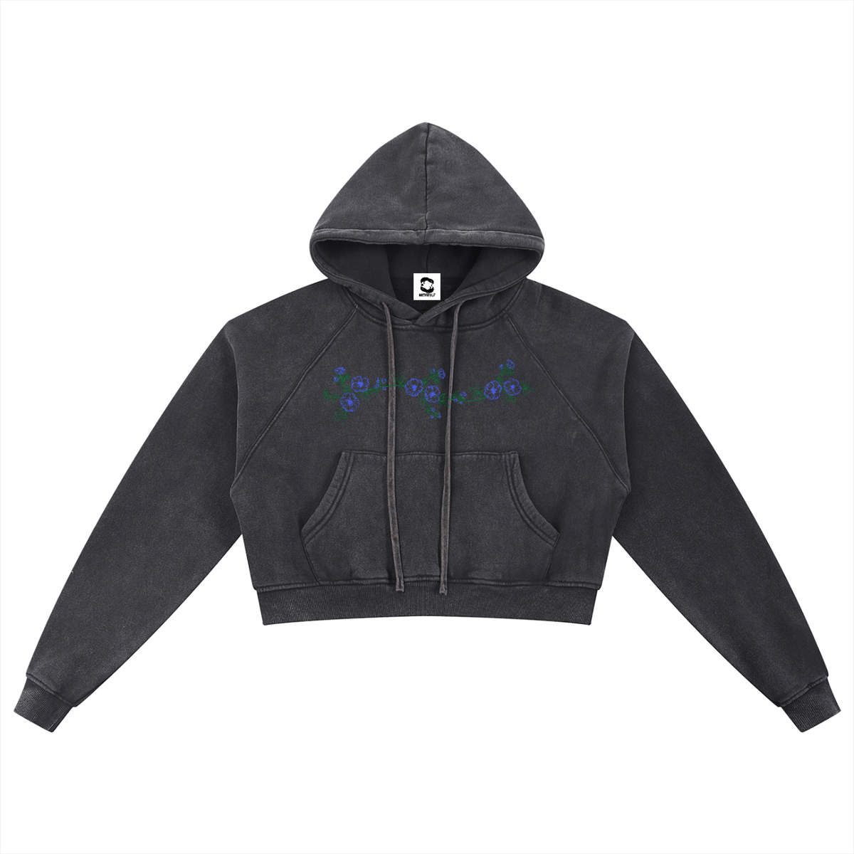 Wild Rose Cropped Hoodie