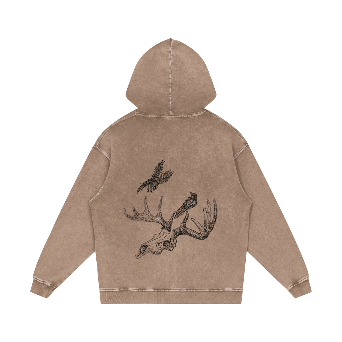 Huginn & Muninn Cotton Hoodie