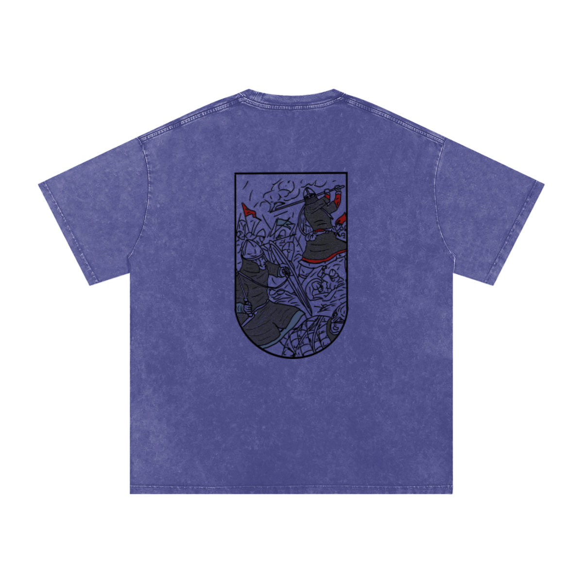 Viking Fight Oversized Cotton T-Shirt