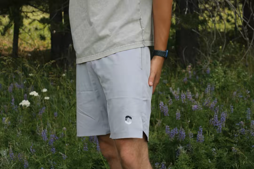 NORTHWOLF Solid Elastic Waist Shorts