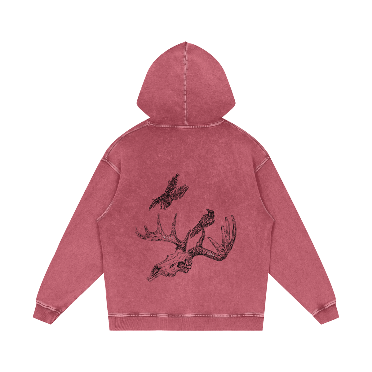 Huginn & Muninn Cotton Hoodie