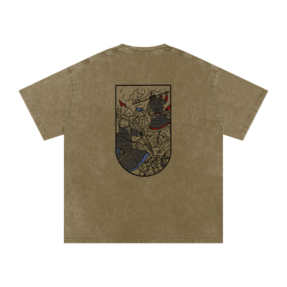 Viking Fight Oversized Cotton T-Shirt