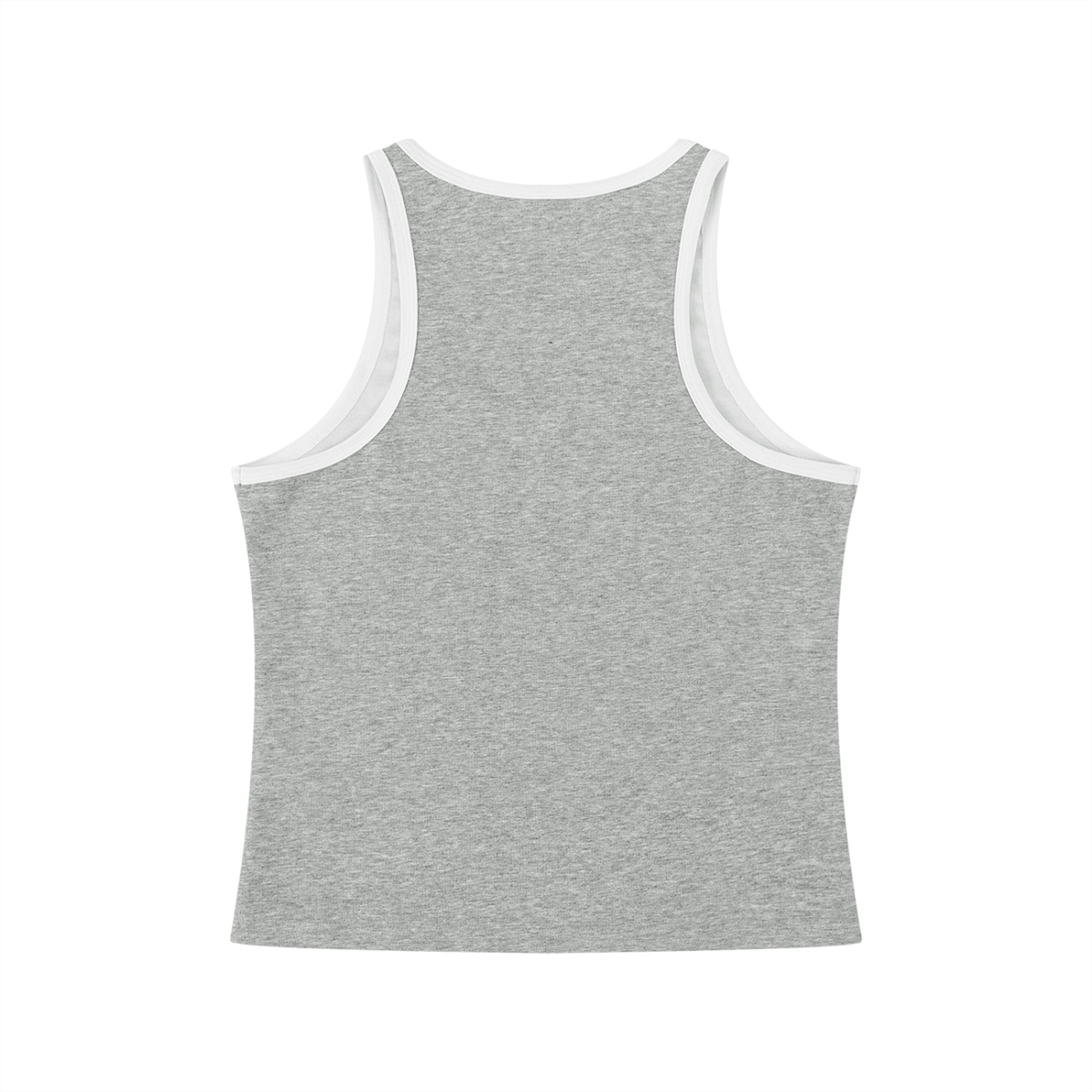 Single Peak Cropped Tank Top